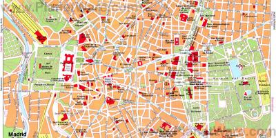 Centre-ville de Madrid street map