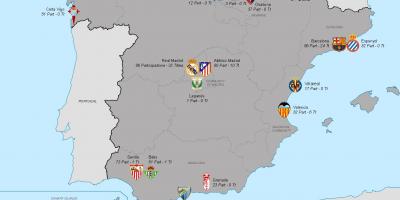 Carte du real Madrid 