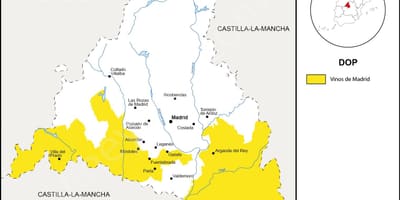 Carte de la région de Madrid