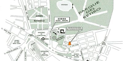 Carte de la gare d'atocha de Madrid